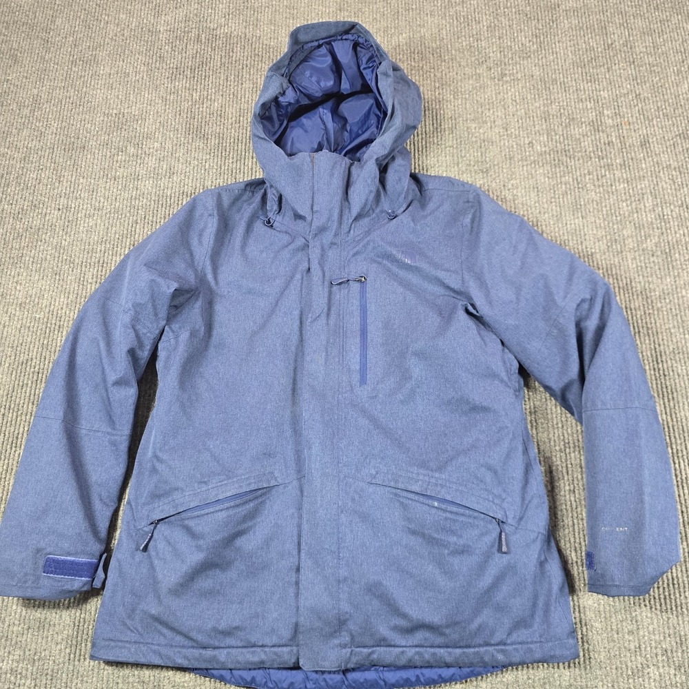 The North Face Coat Womens XL Blue DryVent ThermoBall Eco Parka Hooded‎ Warm